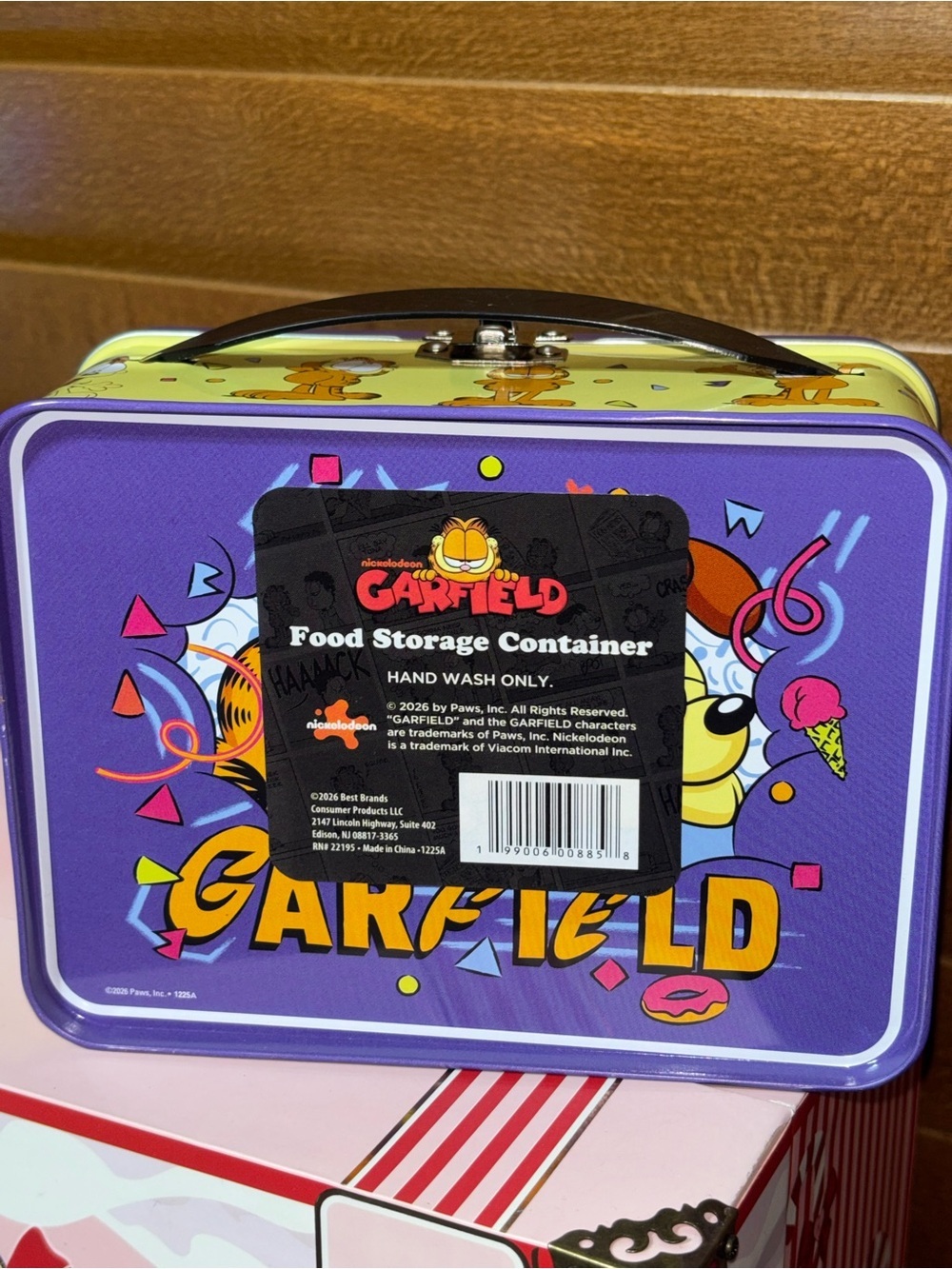 Garfield and Odie mini metal lunchbox - Picture 3 of 3